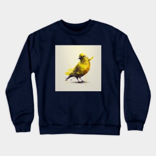 Yellow Canary Bird Crewneck Sweatshirt